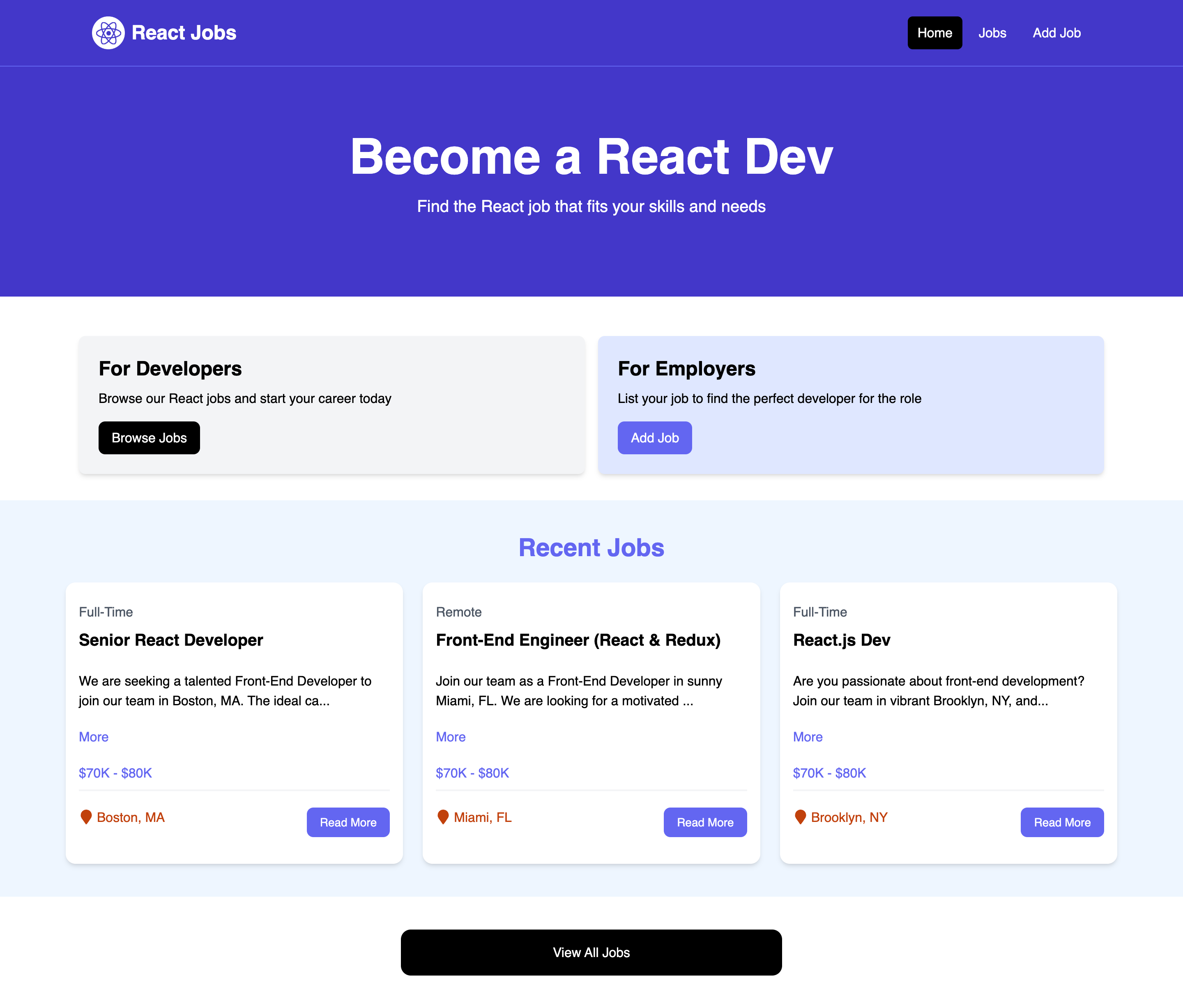 Job Portal - React app
